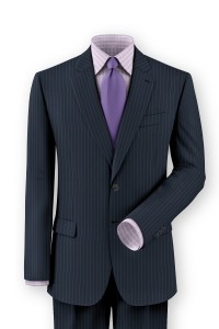 Royal Navy Pin stripe custom made suit